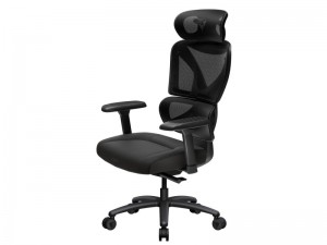 ThunderX3 XTC Cushion Ergonomic, Comfy Black, Fekete Gamer szék (Comfy Black - XTC Cushion)
